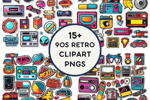 Download 15+ 90s Retro Clipart PNGS - Retro Collection