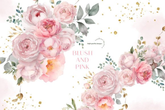 Download Blush Pink Flowers Clipart - Blush pink Collection