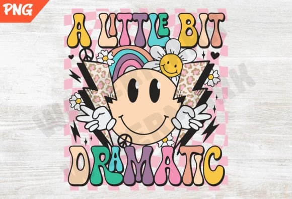 Download A Little Bit Dramatic Retro Png - Retro Collection