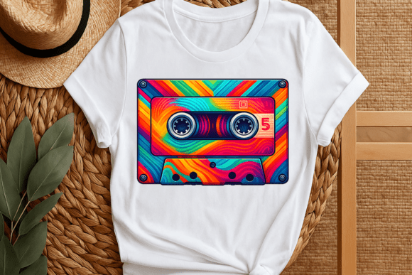 Download Vintage Retro Cassette Sublimation Png - Retro Collection