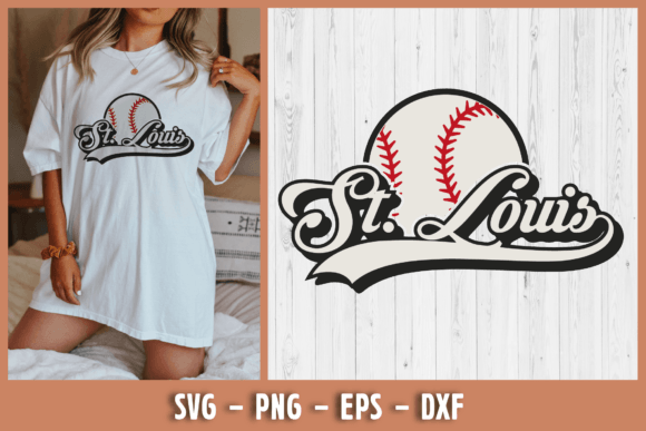Download St. Louis Baseball, Retro Vintage Design - Retro Collection