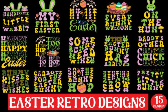 Download Easter Retro Designs Bundle - Retro Collection