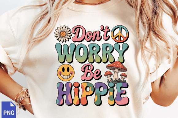 Download Retro Hippie PNG Design,Hippie T-shirt - Retro Collection