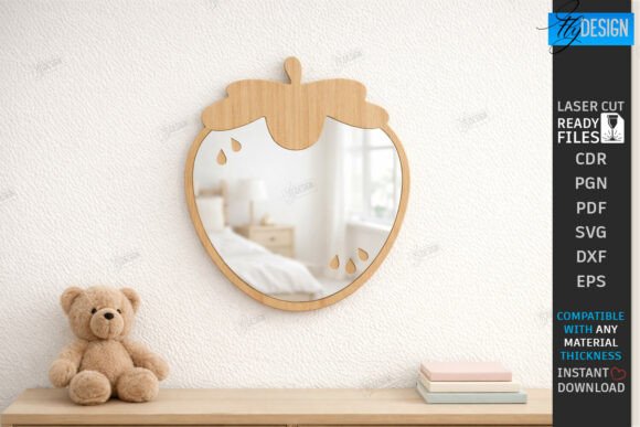 Download Kids Room Wall Mirror Laser Cut | CNC - Kids room Collection