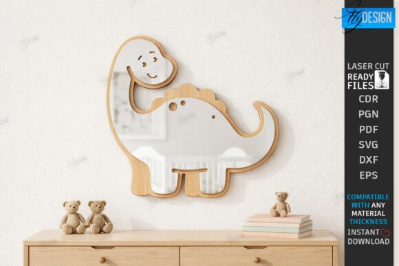 Download Kids Room Wall Mirror Laser Cut | CNC - Kids room Collection
