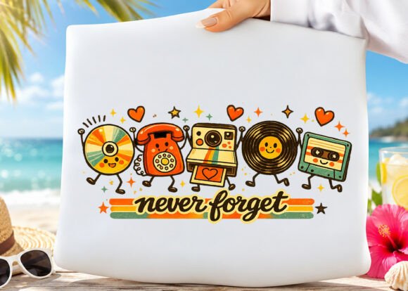 Download Vintage Retro Kawaii 90s Nostalgia PNG - Retro Collection