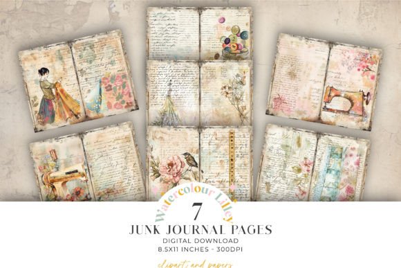 Download Sewing Junk Journal Pages - Junk journal Collection